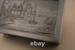 Antique Swiss Musical Snuff Box Early 19th Century