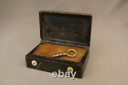 Antique Swiss Musical Snuff Box Early 19th Century