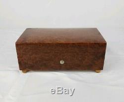 Antique Swiss Thorens Burl Wood Music Box