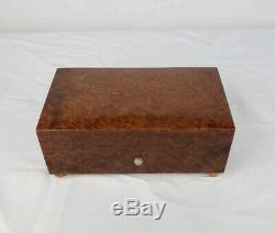 Antique Swiss Thorens Burl Wood Music Box