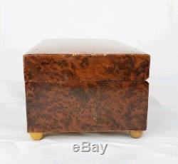 Antique Swiss Thorens Burl Wood Music Box