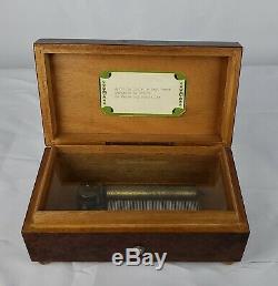 Antique Swiss Thorens Burl Wood Music Box