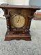 Antique Table Clock In Wood. Paris Machines With Music Box. Century Xix-xx