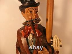 Antique/Vintage Automaton Black Forest Carved Whistler by Karl Griesbaum