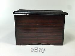 Antique Vintage Wood 6 Airs 4 3/8 Cylinder MUSIC BOX c1800-1885 Works A85