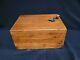 Antique Wooden Music Box Hand Crank Long Playing. Very Rare