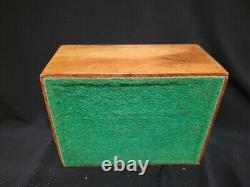 Antique Wooden Music Box Hand Crank Long Playing. VERY RARE