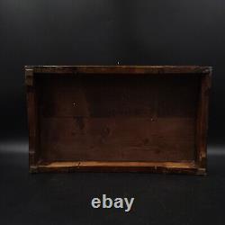 Antique c. 1870 B. H. Abrahams Swiss Cylinder 8 Air 24 Note Wood Music Box Works