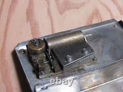 Antique small music box in Rameses II cigarette snuff box style circa 1910