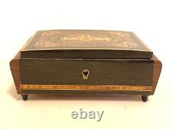 Arabesque Italian Hand Crafted Inlaid Wood Jewelry Box God Father Theme Song