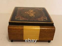 Arabesque Italian Hand Crafted Inlaid Wood Jewelry Box God Father Theme Song