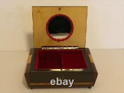 Arabesque Italian Hand Crafted Inlaid Wood Jewelry Box God Father Theme Song