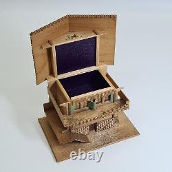 Architectural Model of Swiss Chalet Secret Box Ring Box Trinket Box