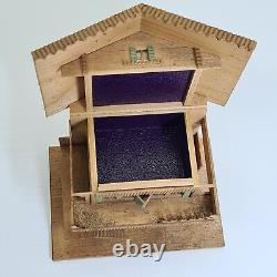 Architectural Model of Swiss Chalet Secret Box Ring Box Trinket Box