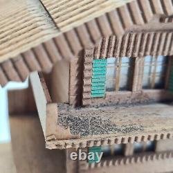 Architectural Model of Swiss Chalet Secret Box Ring Box Trinket Box