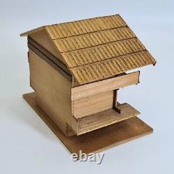 Architectural Model of Swiss Chalet Secret Box Ring Box Trinket Box