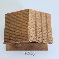 Architectural Model of Swiss Chalet Secret Box Ring Box Trinket Box