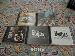BEATLES Parlophone 16 CD Box Set Collection with Wood Roll Top Cabinet and Book