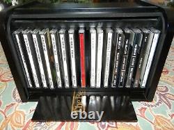 BEATLES Parlophone 16 CD Box Set Collection with Wood Roll Top Cabinet and Book