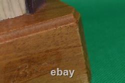 Bach Italy Carved Wood Bust Reuge Swiss Musical Music Box Lullaby WORKS GREAT