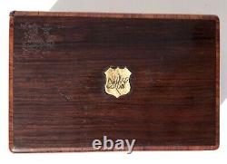 Beautiful Antique Miniature Musical Box In Wood Case Two Tunes