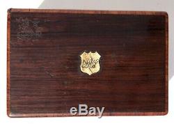 Beautiful Antique Miniature Musical Box In Wood Case Two Tunes