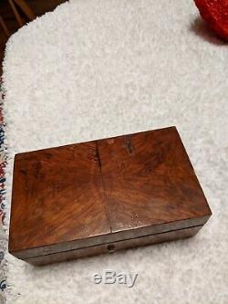 Beautiful Finish Vintage Wood Music Box By Thorens 6 Songs Made In. #32