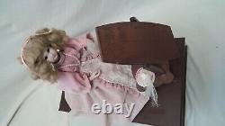 Beautiful French Antique Style Music Box Dressing Table Doll, Automaton Doll