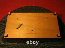 Beautiful Reuge Music Box 52 Note Swiss Movement 4/50 Burl Wood Case Works