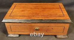 Beautiful Vintage REUGE SWISS WOOD CASE / KEITH HARDING music box-3 AIRES 3/36