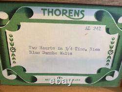 Beautiful Vintage Thorens Music Box 2 Songs 41 Notes
