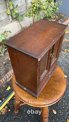 Beautiful Vintage Wooden Musical Chest Jewellery Box With Draws (C1)