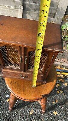 Beautiful Vintage Wooden Musical Chest Jewellery Box With Draws (C1)