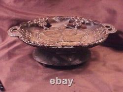 - Black Forest, Heavily Carved Woden Compote/music Box Combination, Works Well