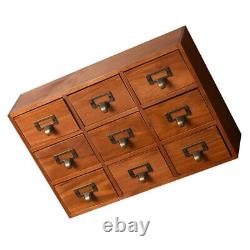 Boxes Rustic Card Catalog Drawers Storage Music Jewelry Bedside Table Baby