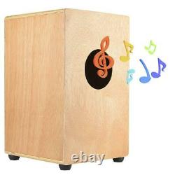 Cajon Box Drum Wooden Percussion Box Drum Musical Instrument with Oguman Wood