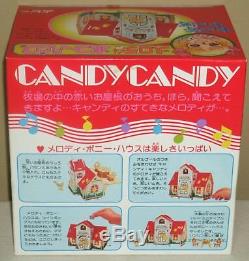 Candy Candy Melody Pony House Figures Dolls Music Box Popy Yumiko Igarashi 1976