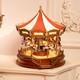 Carousel Music Box Collectible Rotating Musical Figurine For Girls Kids Mom