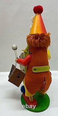 Christian Ulbricht Holzkunst Incense Smoker/ Music Box SEND IN THE CLOWNS 12.75