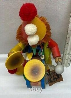 Christian Ulbricht Holzkunst Incense Smoker/ Music Box SEND IN THE CLOWNS 12.75