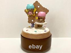 Christmas Music Box Sanrio Little Twin Stars Kiki & Lala Unused Rare from Japan