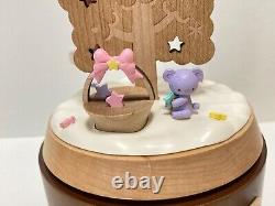 Christmas Music Box Sanrio Little Twin Stars Kiki & Lala Unused Rare from Japan