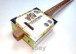 Cigar Box Guitar One String Fretless Electro Acoustic Diddly Bow