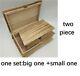 Classic Special Book Shape Wooden Box Office Organizer Storage Wooden Boxes