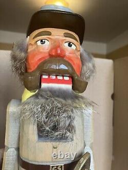 Confederate Musical Dixie Land Nutcracker. Music Box Tested And Works
