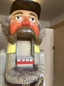 Confederate Musical Dixie Land Nutcracker. Music Box Tested And Works