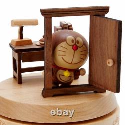 DORAEMON Anywhere Door Wooden Music Box S-435180 13 x 12.5 x 15.5 cm