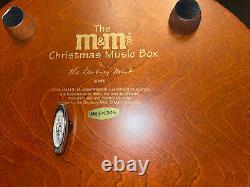 Danbury Mint The M&Ms Christmas Music Box Very Rare Collectible
