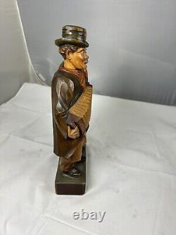 Double Carved Wood German Karl Griesbaum Black Forrest Whistler Musicians