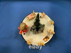 ERZGEBIRGE Christmas Music Box Wendt Kuhn Angel Parade THORENS Wood Germany